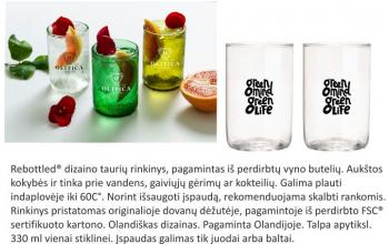 Rebottled® stiklinių rinkinys 2vnt, 330ml