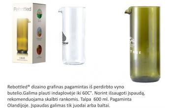Rebottled® grafinas 600ml
